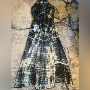 Sexy tie dye Grecian style dress